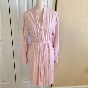 Chic Pink Heart Women's Robe